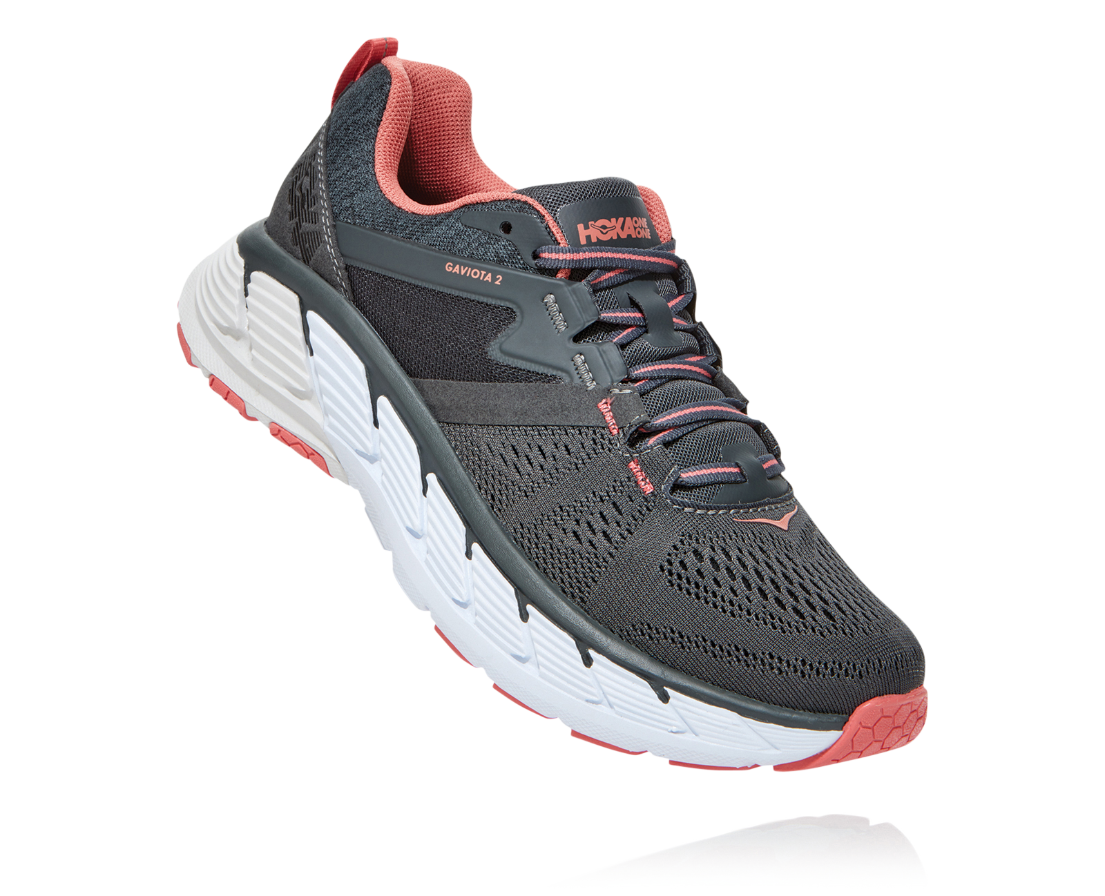 HOKA W GAVIOTA 2 WIDE DARK SHADOW / LANTANA display picture 1