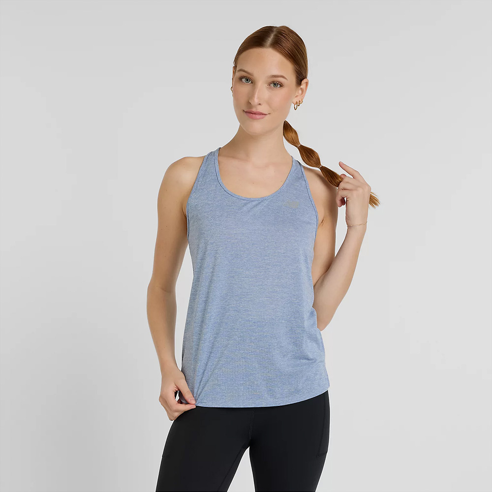 (取寄) ニューバランス レディース アスレチックス タンク New Balance women Athletics Tank Dusk Shower Heather New Balance W ATHLETICS TANK DSW DUSK SHOWER HEATHER