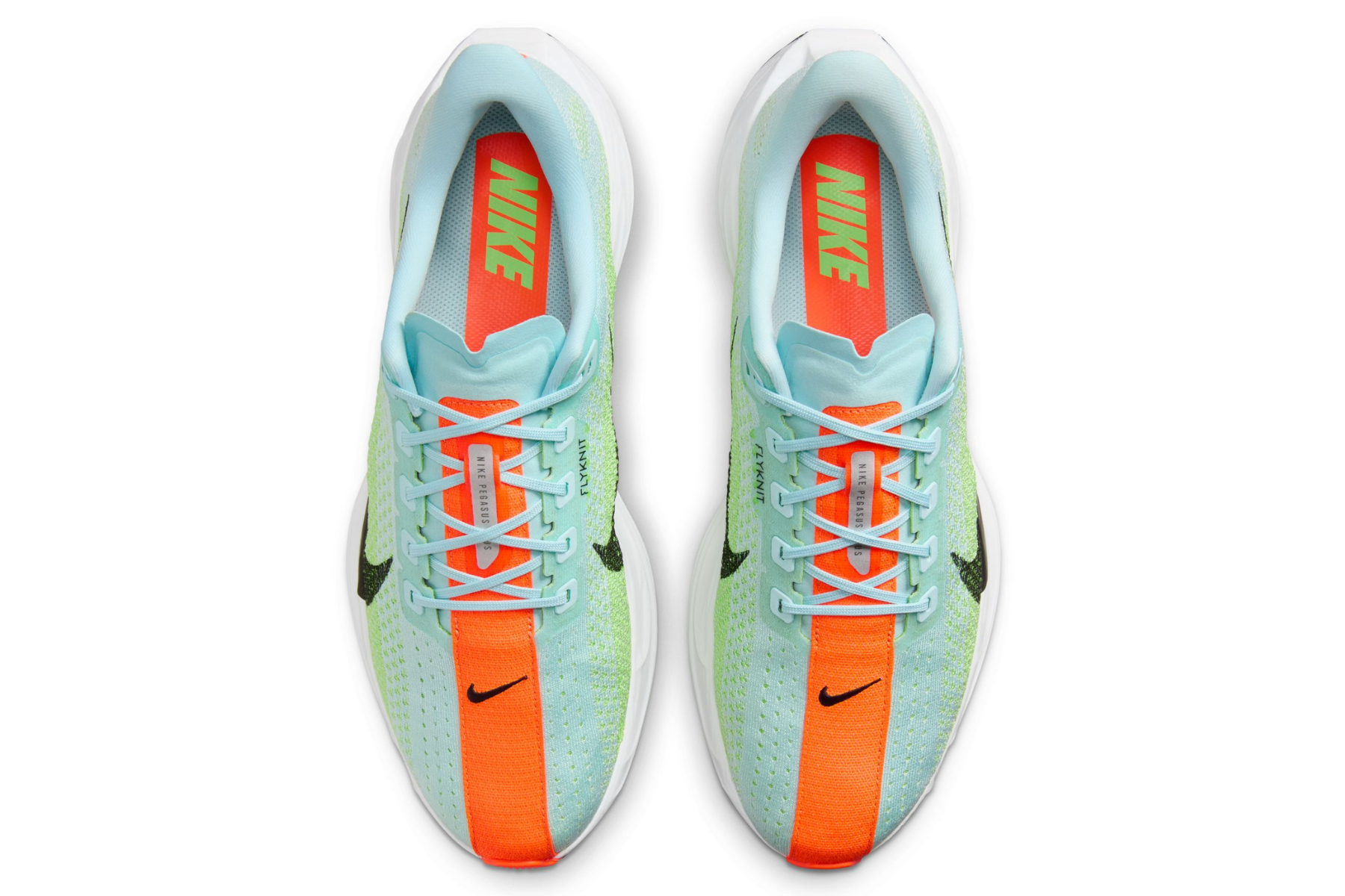 NEW NIKE men\'s pegasus plus running shoes in glacier blue/light lemon twist/life Nike Pegasus Plus Glacier Blue / Light Lemon Twist - Aug  main image 3