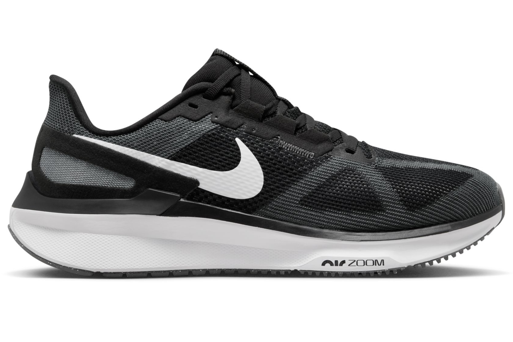 Nike M AIR ZOOM STRUCTURE 25 002 BLACK/WHITE-IRON GREY