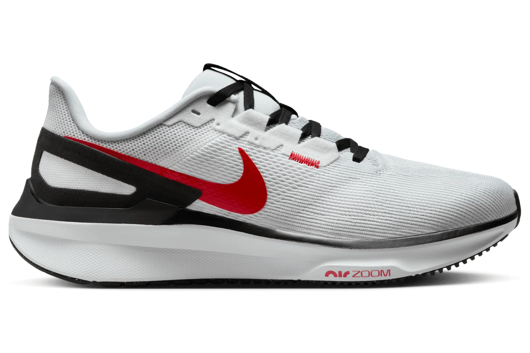 Nike スニーカー 416862-105 ホワイト/レッド 6 US 25cm Nike M AIR ZOOM STRUCTURE 25 106 WHITE/FIRE RED-BLACK-LT SMOKE GREY
