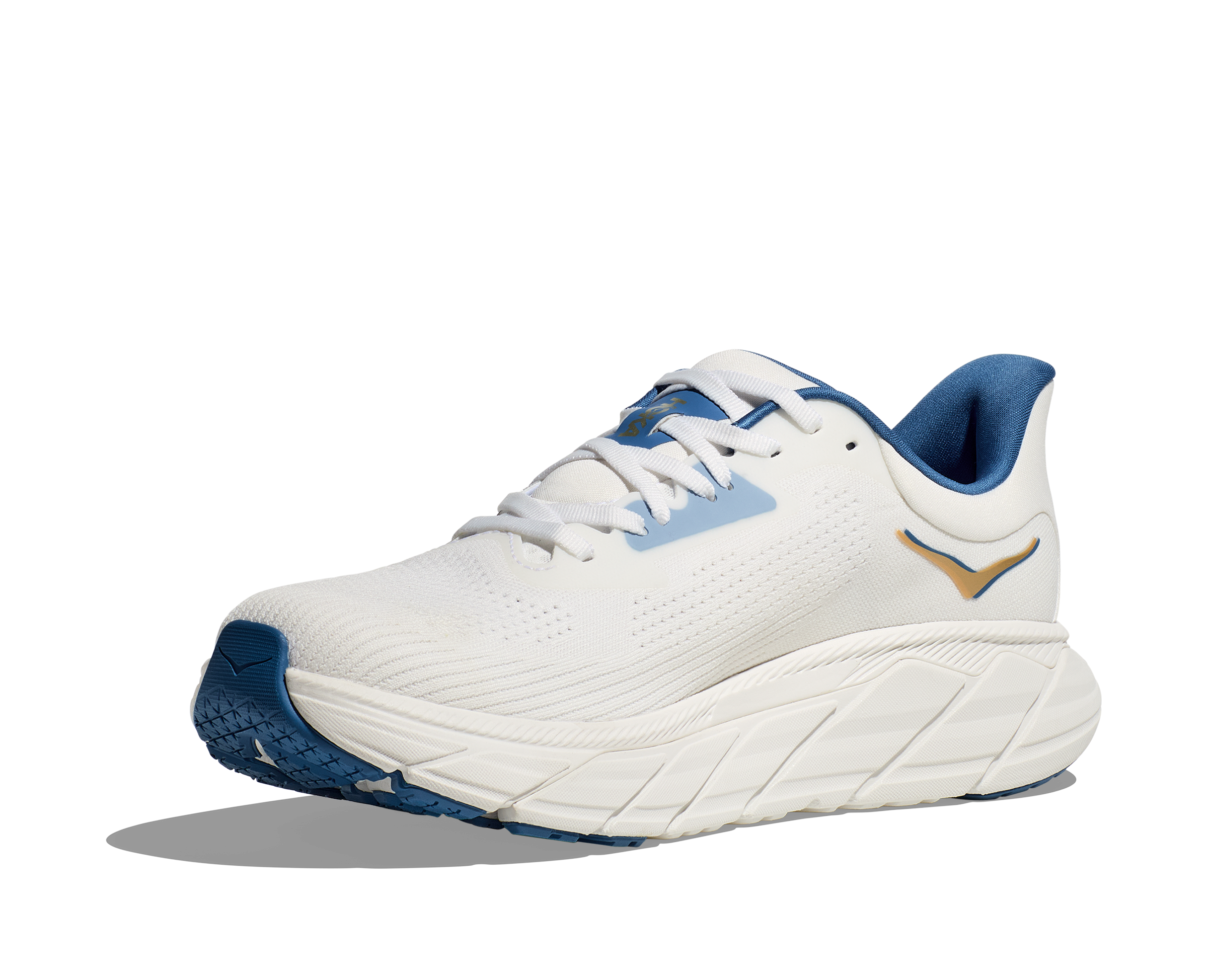 Hoka Arahi 7 Running Shoes Mens‎ 15 White Blue Yellow Stability Hoka finally launches long-awaited Arahi 7 running shoe main image 2