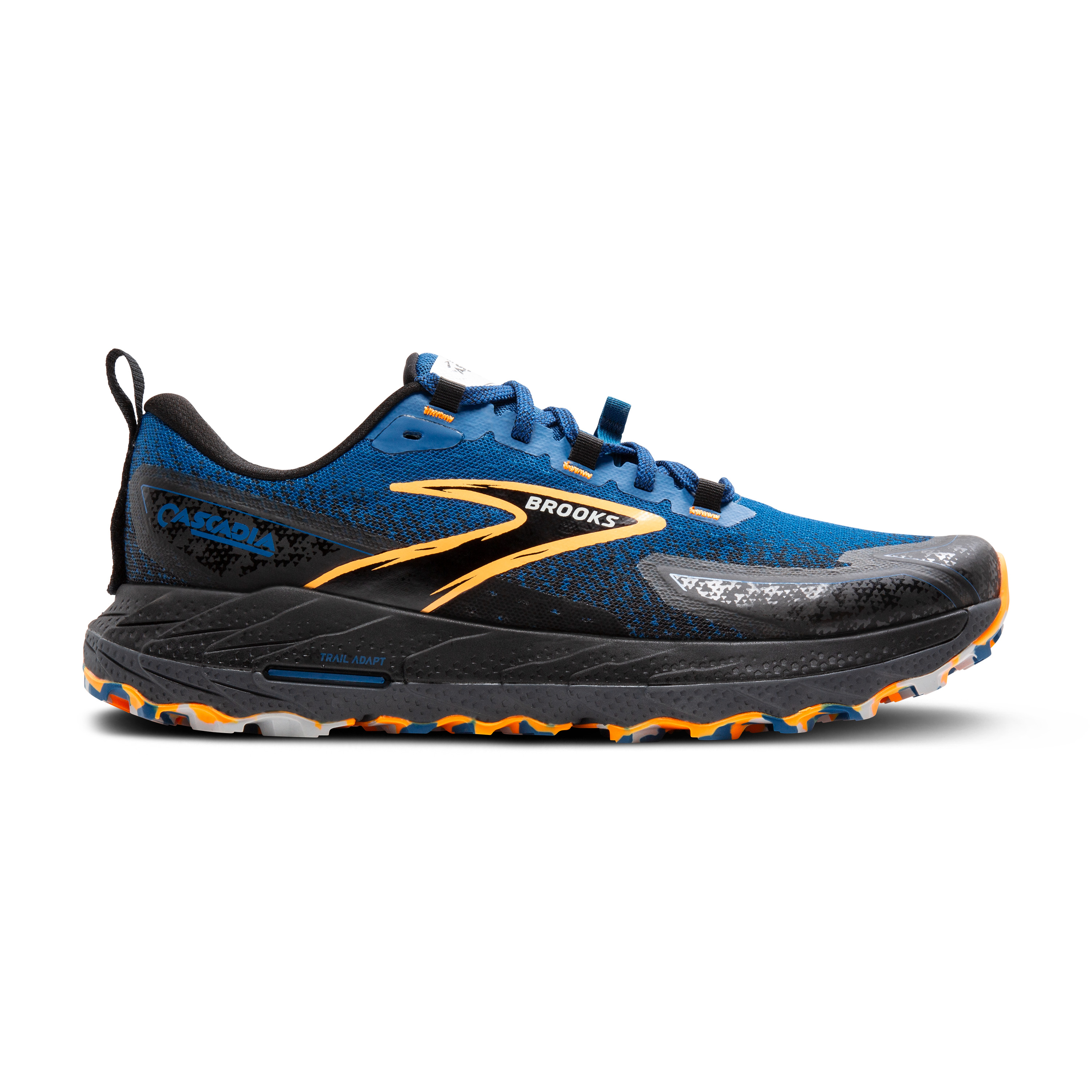 Brooks M CASCADIA 18 465 BLUE SAPPHIRE/BLACK/ORANGE
