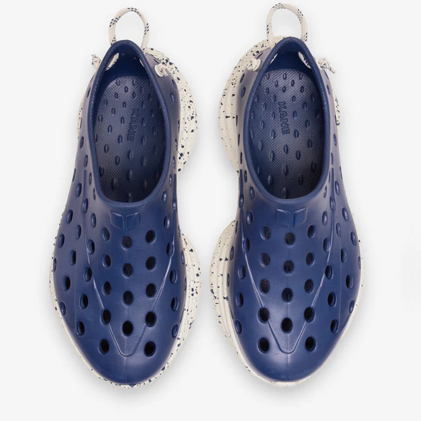 NEW KANE FOOTWEAR unisex revive active recover shoes in indigo/cream speckle Women main image 4