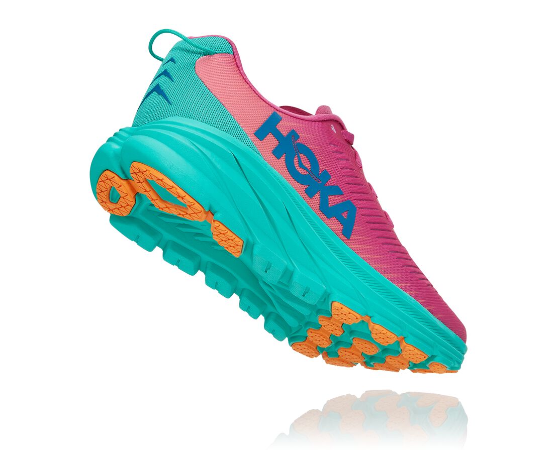 HOKA ピンク/ブルー スニーカーRINCON3 Hoka Rincon 3 Review