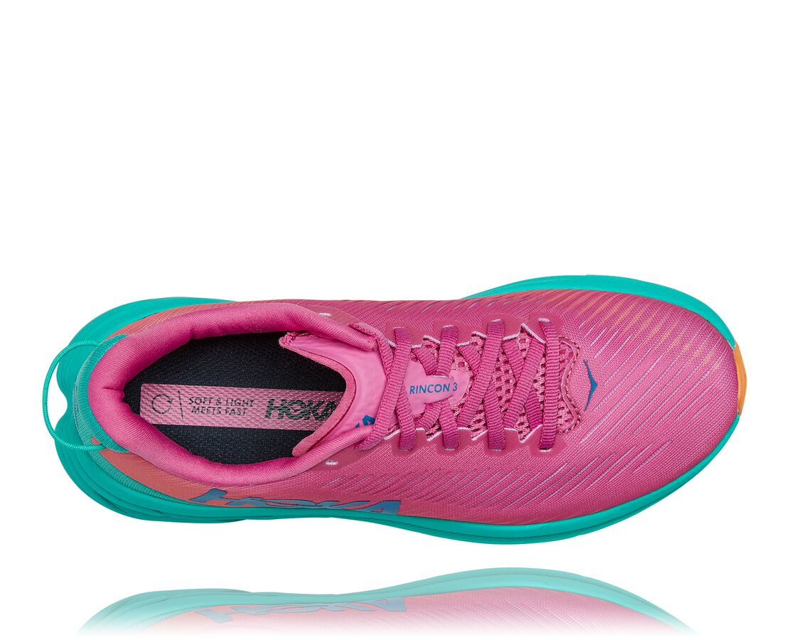 HOKA W RINCON 3 PHLOX PINK / ATLANTIS