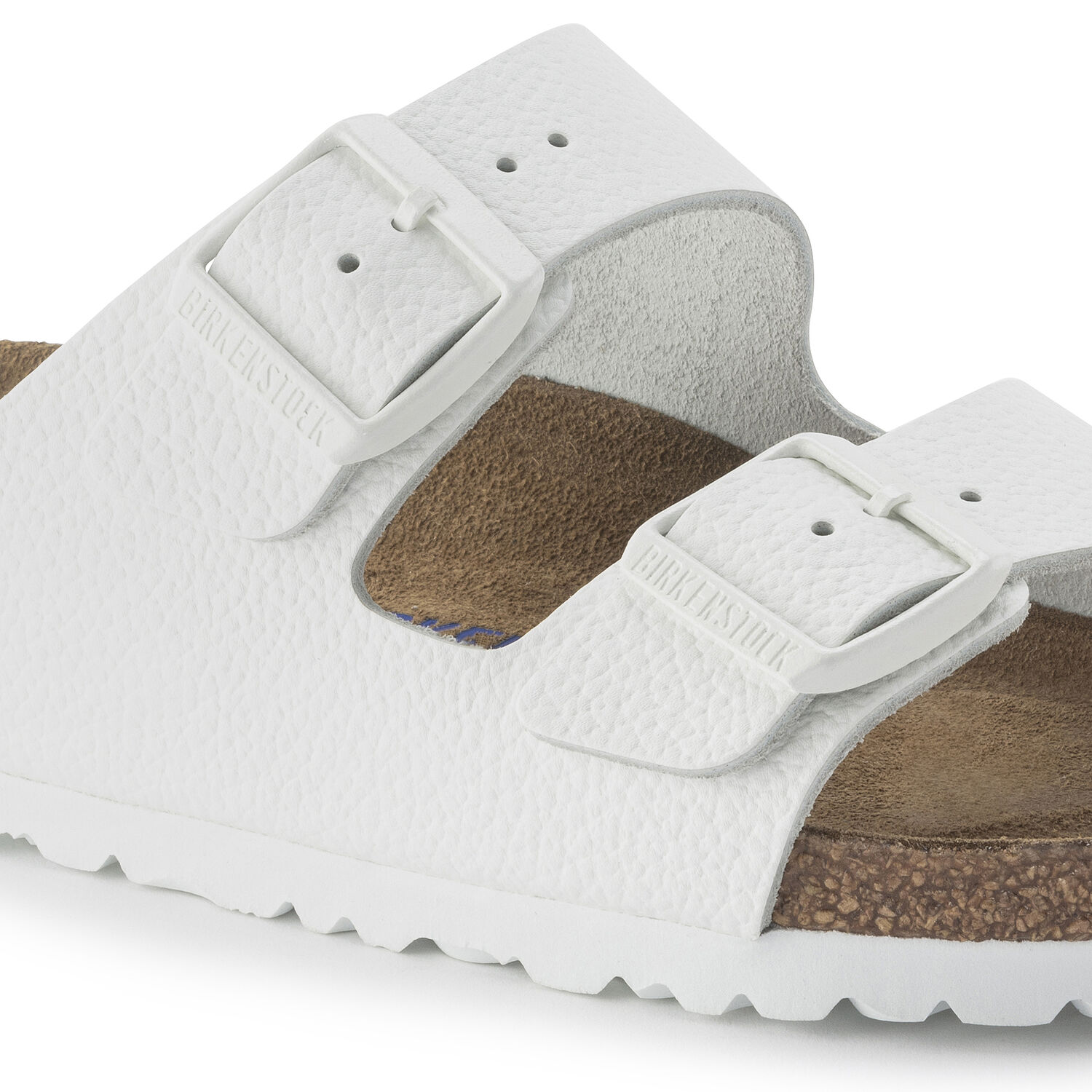 BIRKENSTOCK USA W ARIZONA SFB WHITE LEATHER