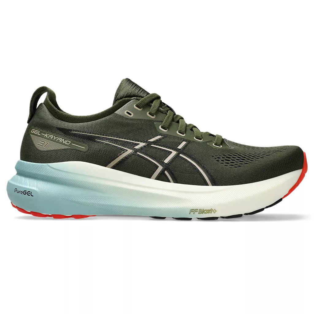 ASICS M GEL-KAYANO 31 301 SMOG GREEN/BLACK