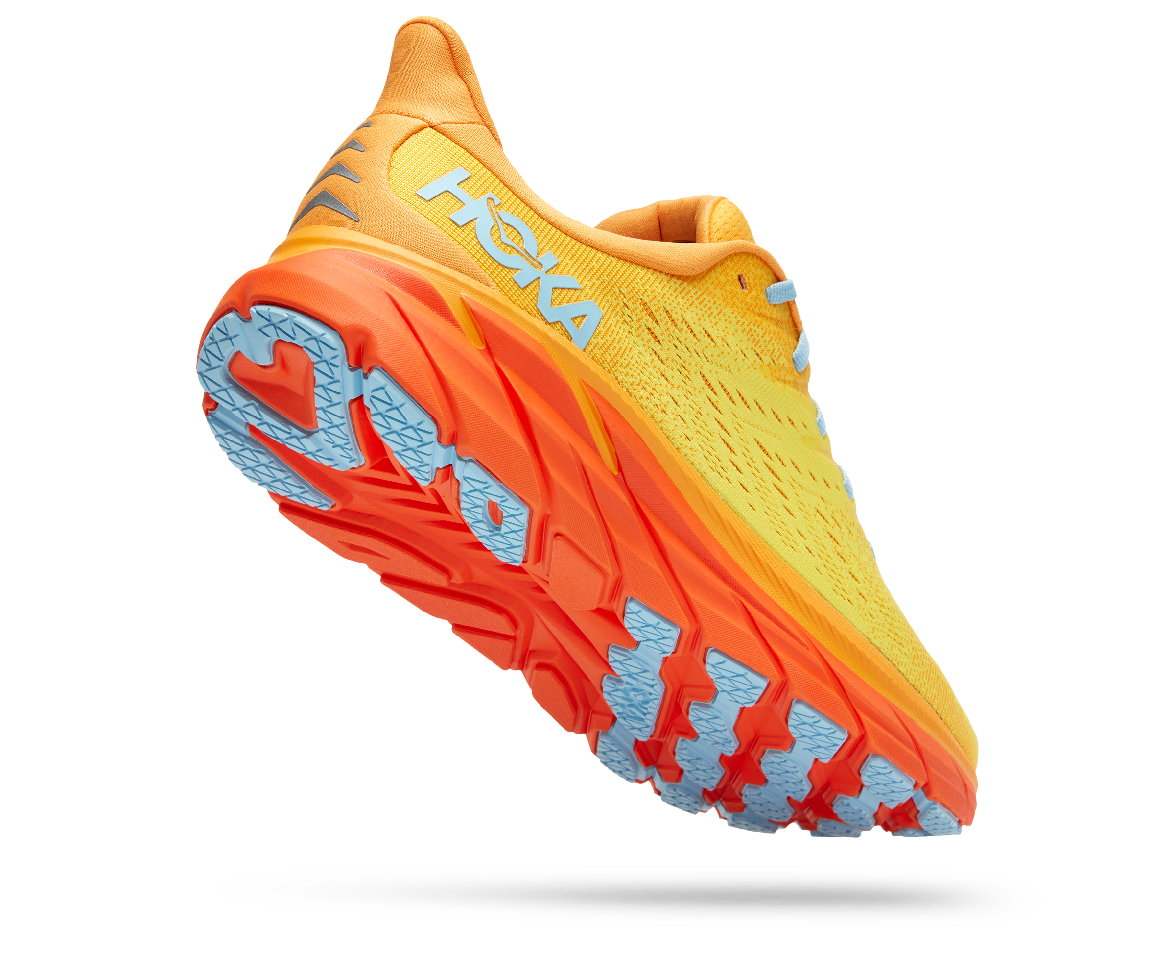Hoka One One Mens Clifton 8 Radiant Yellow Maize Running/Athletic Sneakers S-11D Hoka WOMEN main image 2