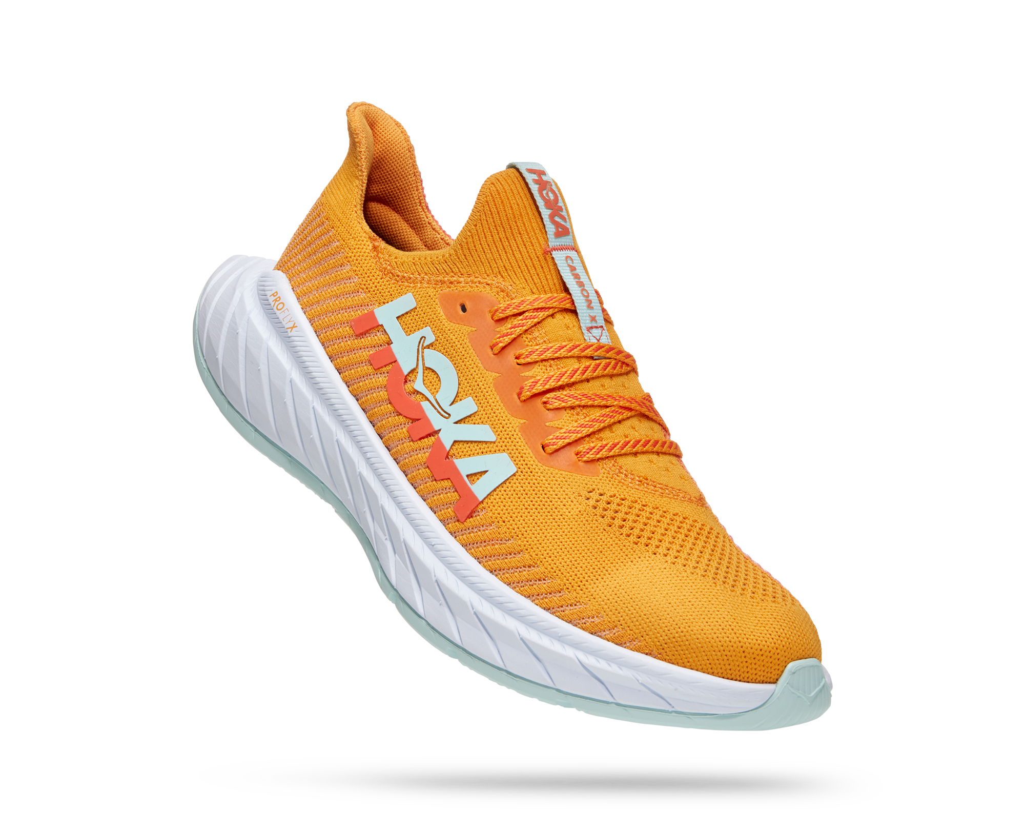 Hoka One One Men\'s Carbon X 3 Radiant Yellow Camellia Running Shoes Size 13D Hoka One One Mens Carbon X 3 Radiant Yellow/Camellia main image 2