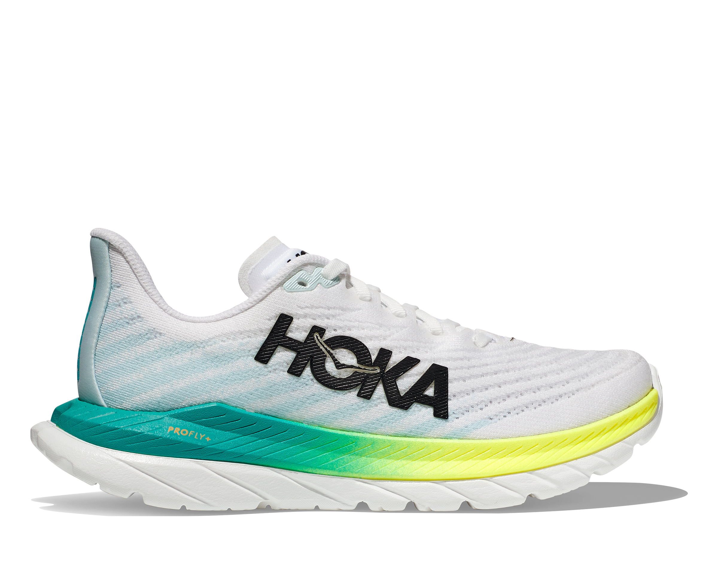 HOKA W MACH 5 WIDE WBGL WHITE/BLUE GLASS