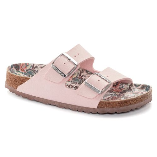 BIRKENSTOCK USA W ARIZONA VEGAN BIRKIBUC SILKY LIGHT ROSE  display picture 1