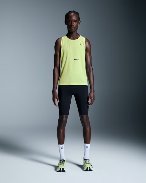 On M RACE SINGLET LIMELIGHT