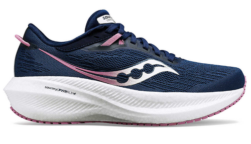 Saucony W TRIUMPH 21 105 NAVY/ORCHID