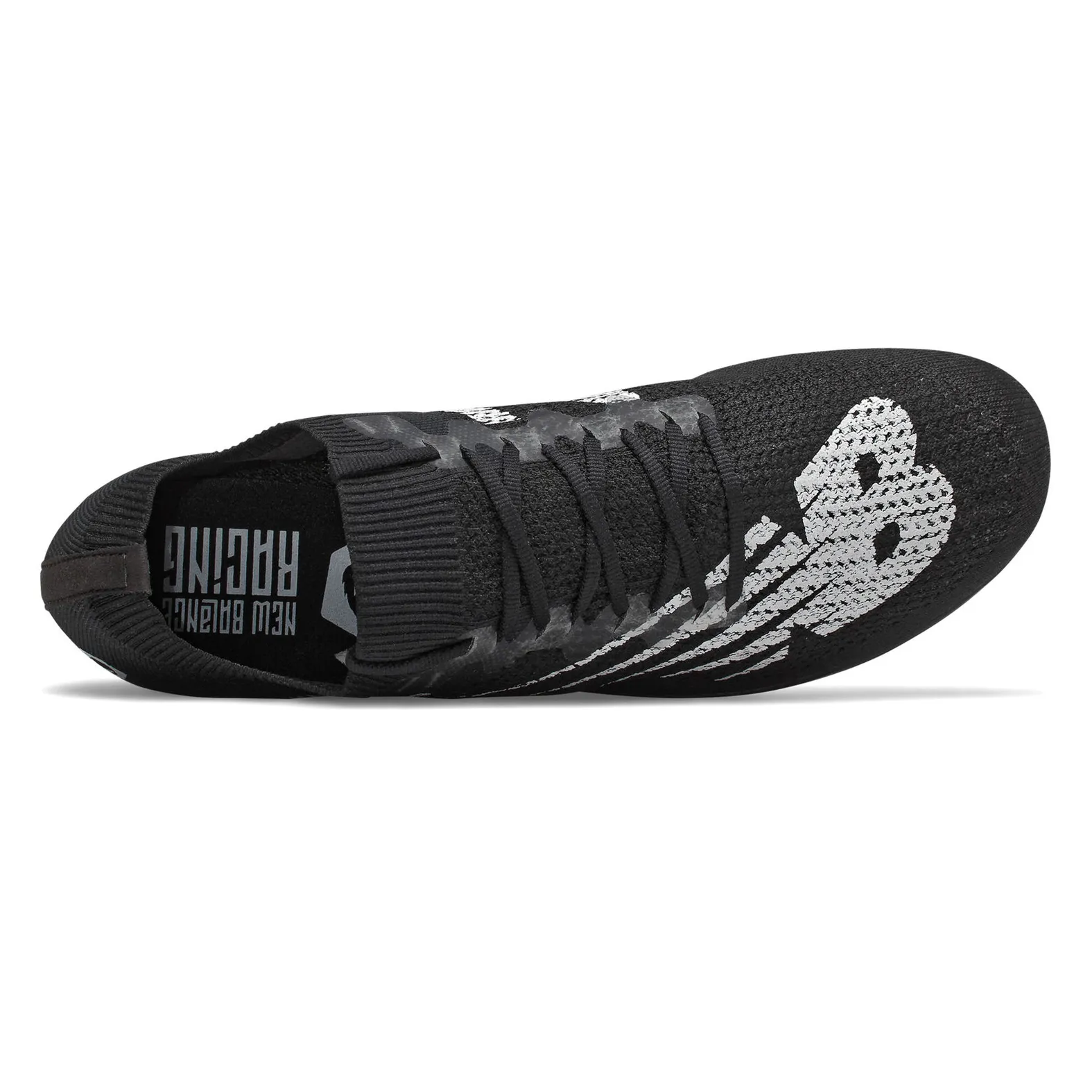 New Balance Unisex LD5Kv7 Track Spike Shoes Blk & Wht 4 1/2 Men 5 1/2 Women New Unisex New Balance LD5K V7 Distance Spikes | Marathon Sports main image 4