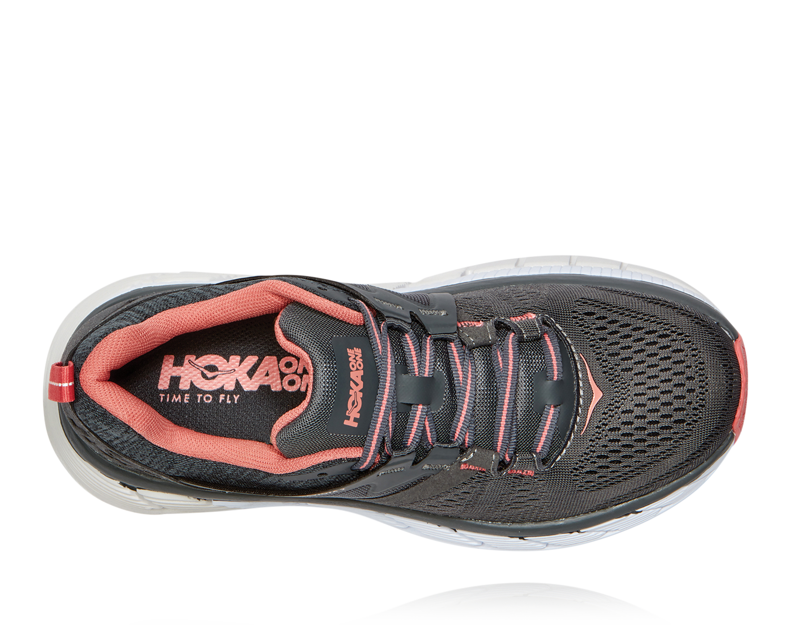 HOKA W GAVIOTA 2 WIDE DARK SHADOW LANTANA