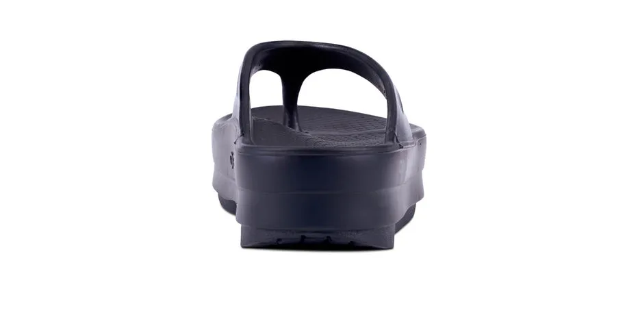 oofos OOMEGA THONG BLACK
