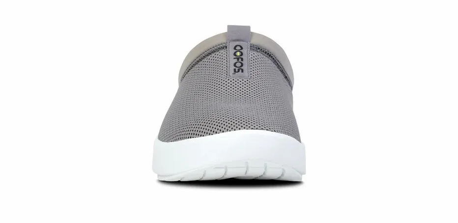 oofos M OOCOOZIE SPORT MULE WHITE SLATE