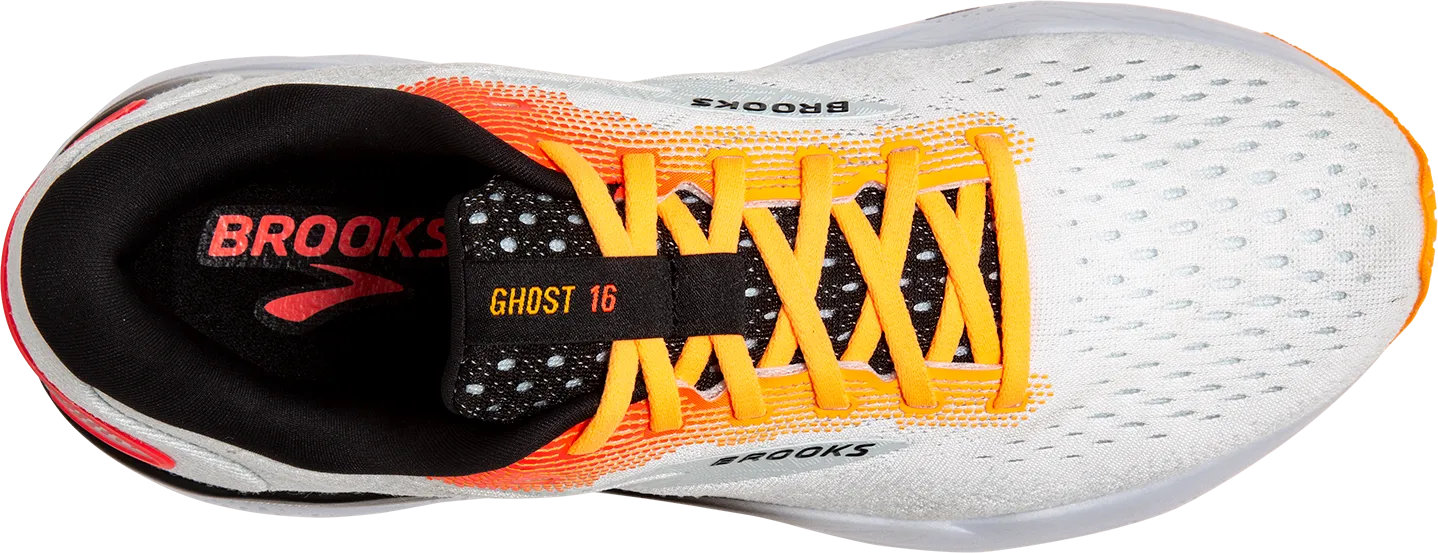 Brooks M GHOST 16 170 WHITE/ILLUSION/CORAL