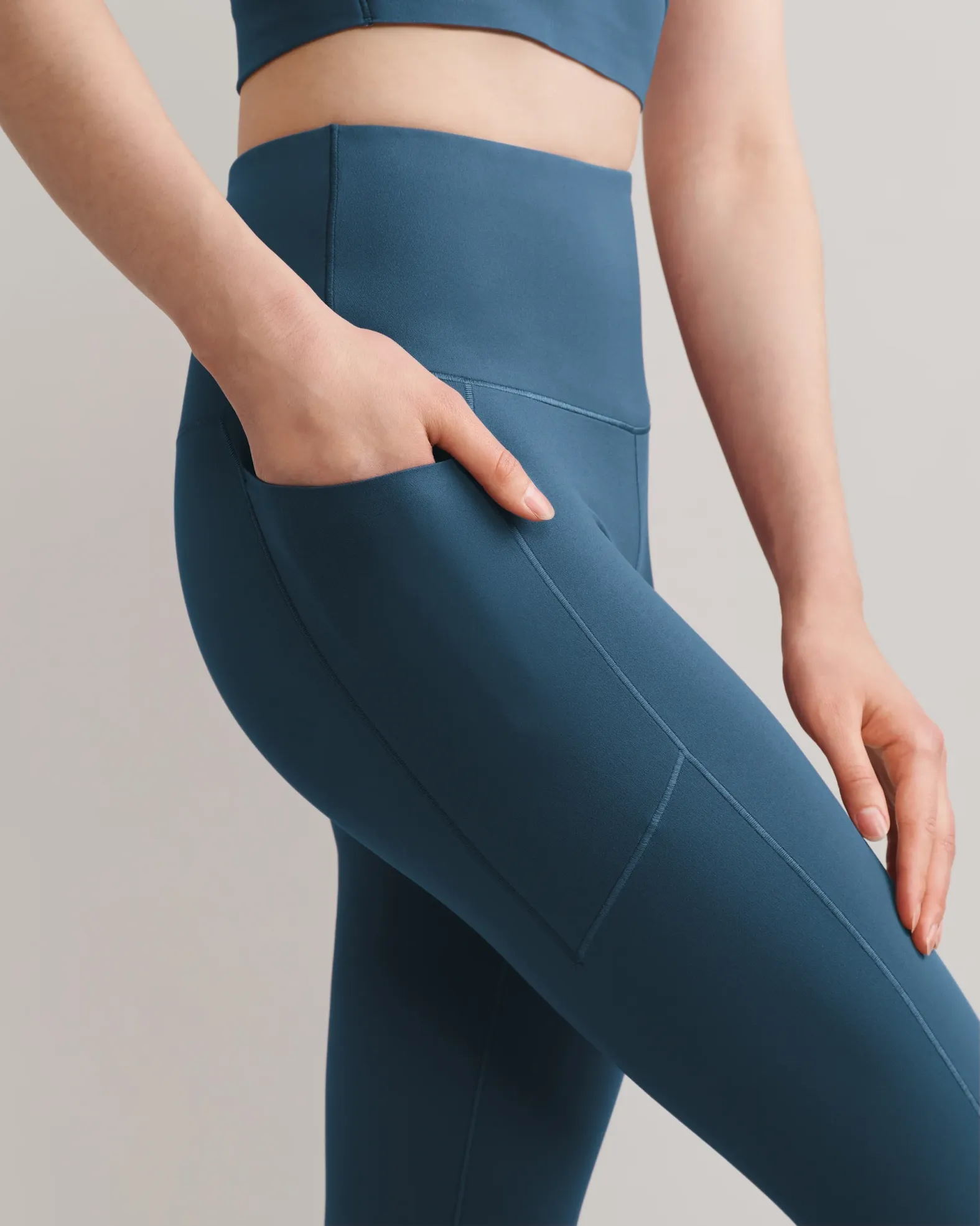 レッグウェア RONE PARC 3way lace leggings (blue) RONE PARC 3way lace leggings blue
