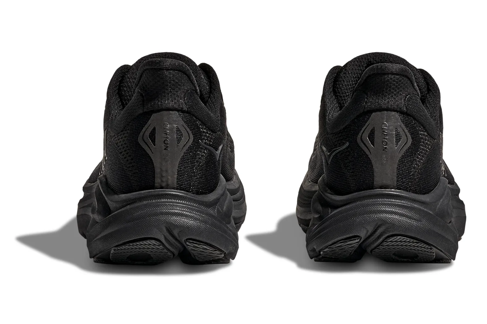 HOKA W CLIFTON 10 WIDE BBLC BLACK/BLACK