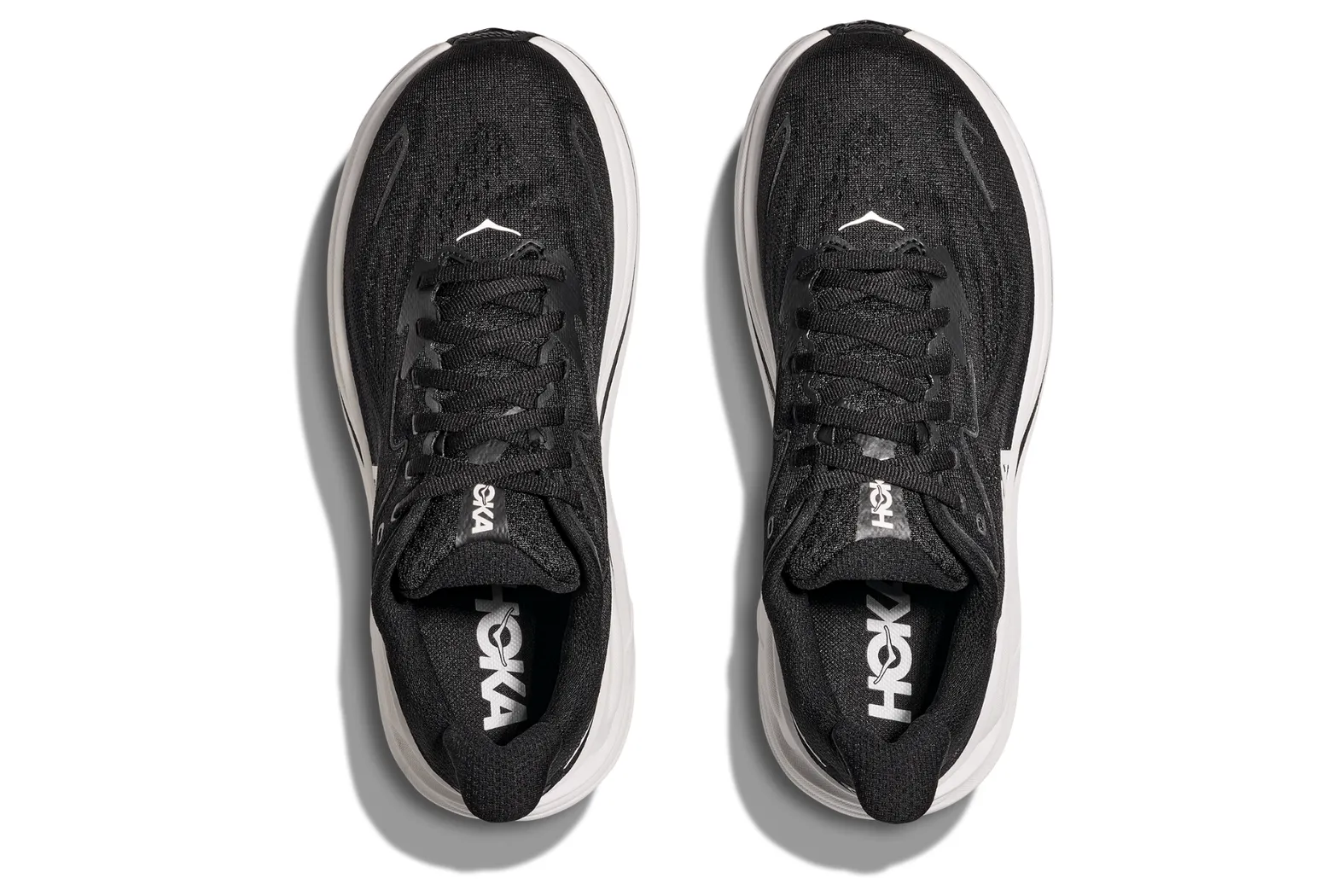 HOKA W CLIFTON 10 X-WIDE BLACK / WHITE