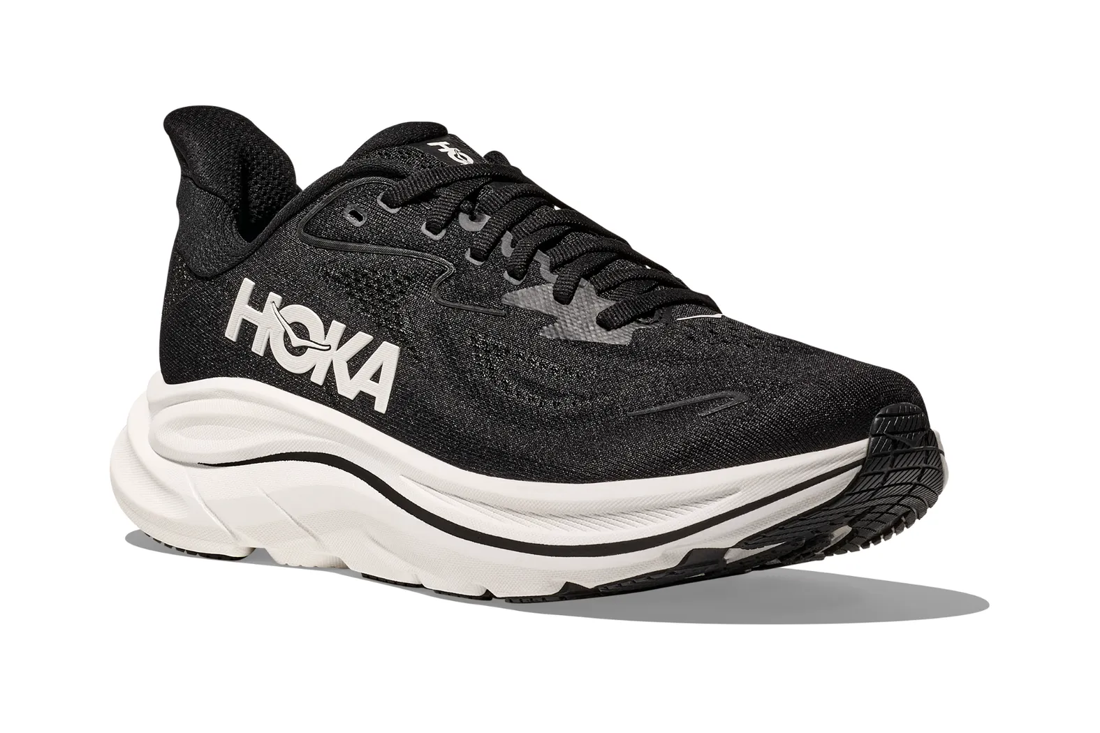 HOKA W CLIFTON 10 X-WIDE BLACK / WHITE