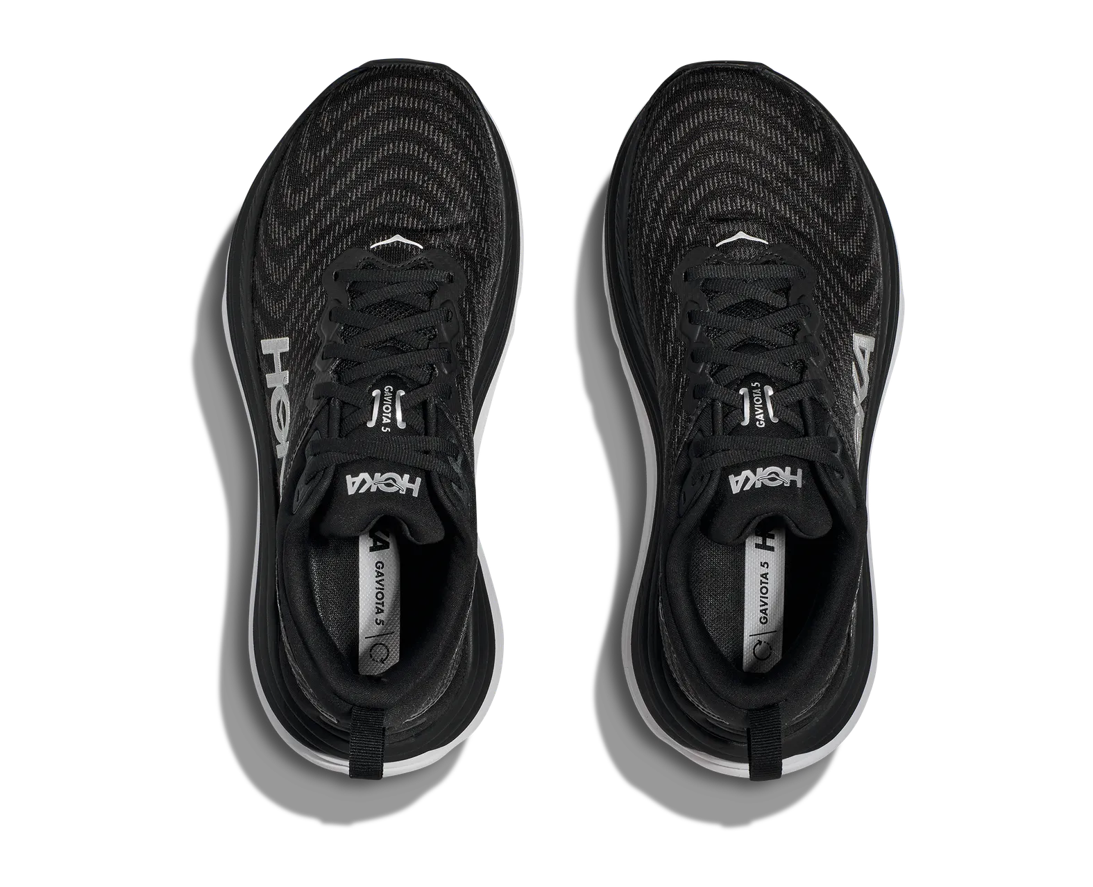 HOKA M GAVIOTA 5 BWHT BLACK/WHITE display picture 1