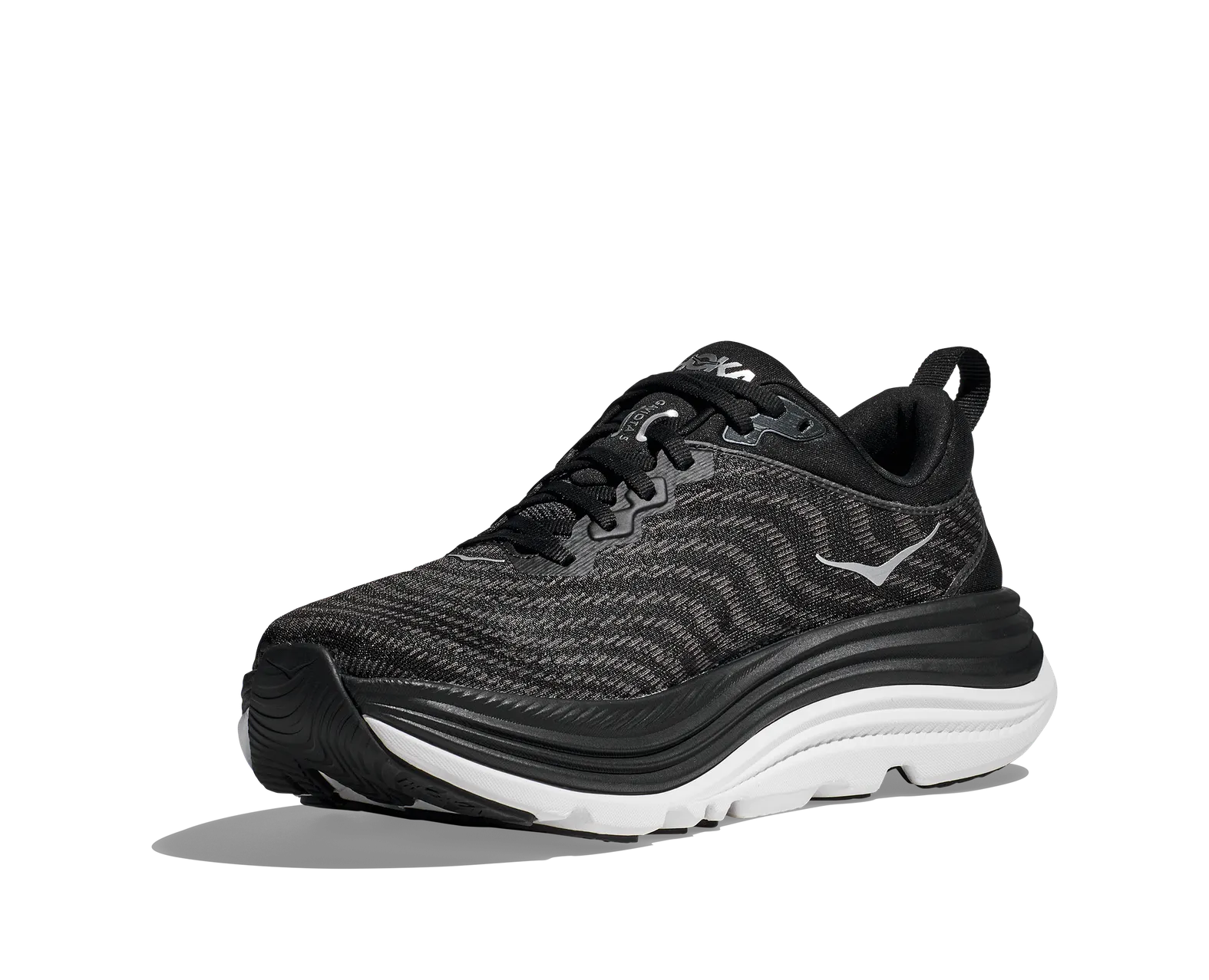 HOKA M GAVIOTA 5 BWHT BLACK/WHITE display picture 2