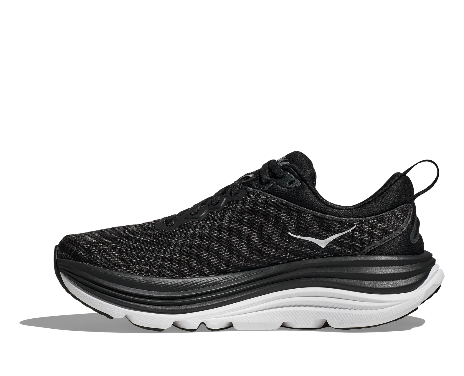 HOKA M GAVIOTA 5 BWHT BLACK/WHITE display picture 1