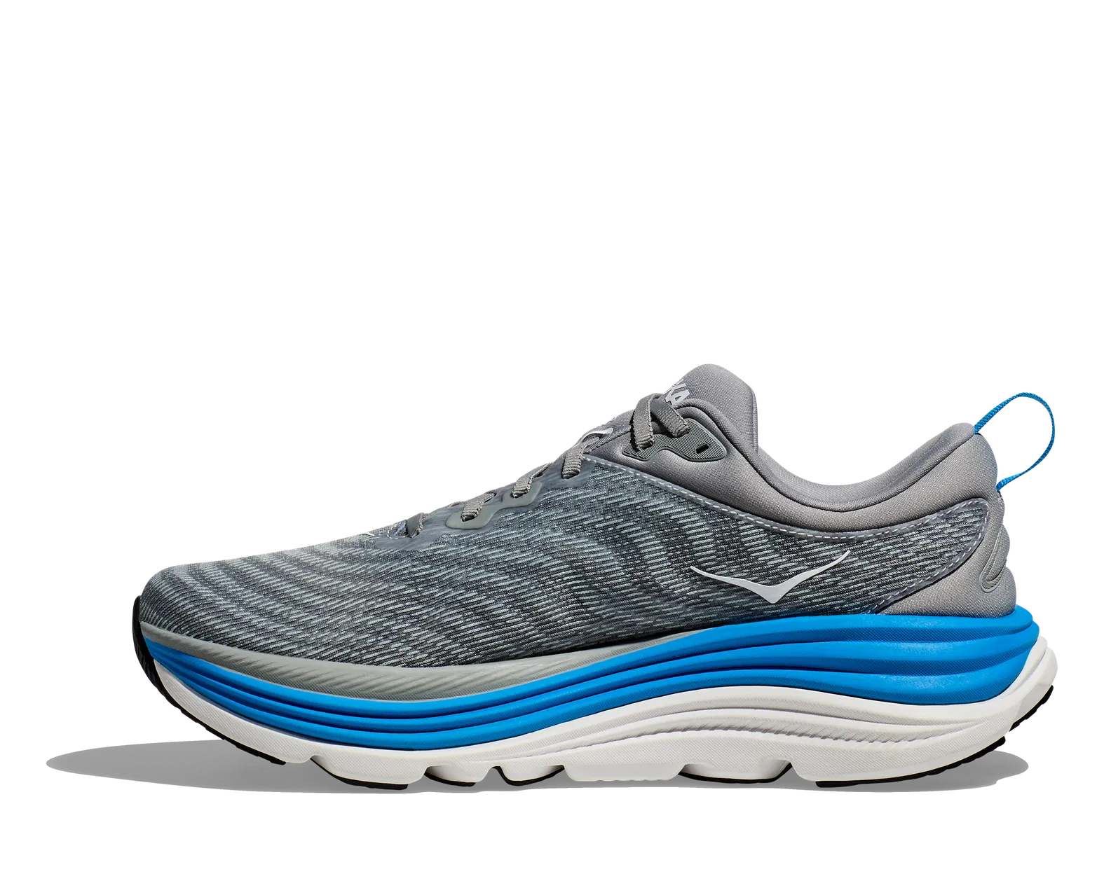 Hoka Men\'s Gaviota 5 Running Shoes in Limestone/Diva Blue New @hoka Gaviota 5 Colourways???? Hoka Mens Gaviota 5  main image 4