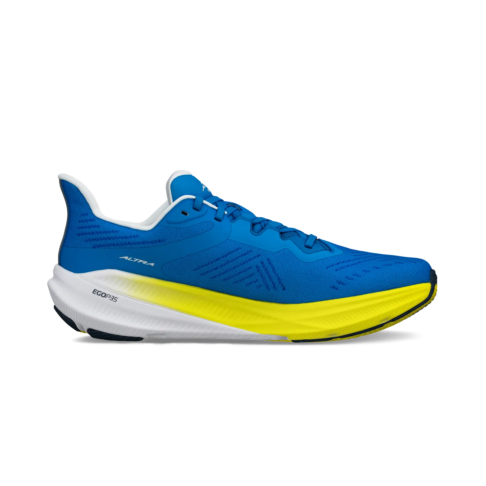 Altra Impulse Running Shoes Men\'s Size 12 Zero Drop Blue Yellow A1542-4 Altra FWD Via Blue/Orange Men main image 3