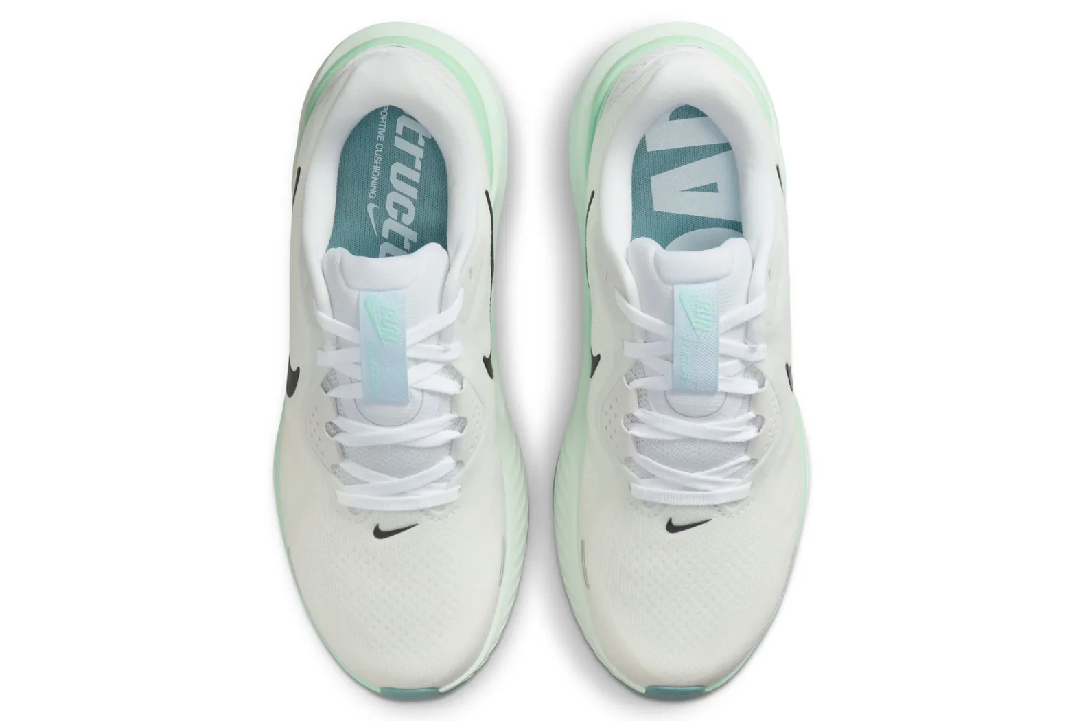 Nike W STRUCTURE 26 100 WHITE/BLACK-BARELY GREEN-MINT FOAM