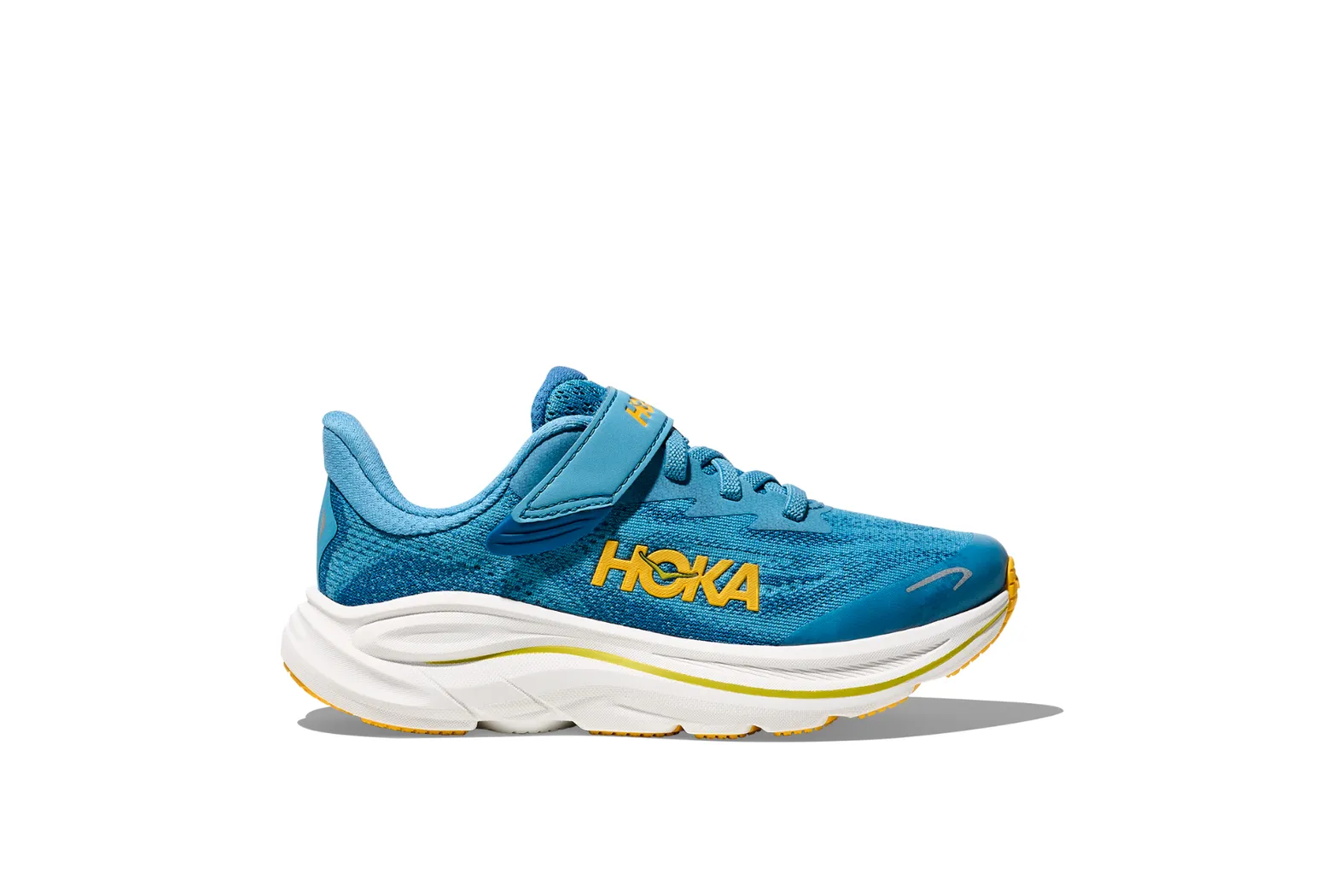 Size 11D-  Hoka Clifton 10 running shoes in the Alpine Blue/Foggy Night HOKA Men main image 2