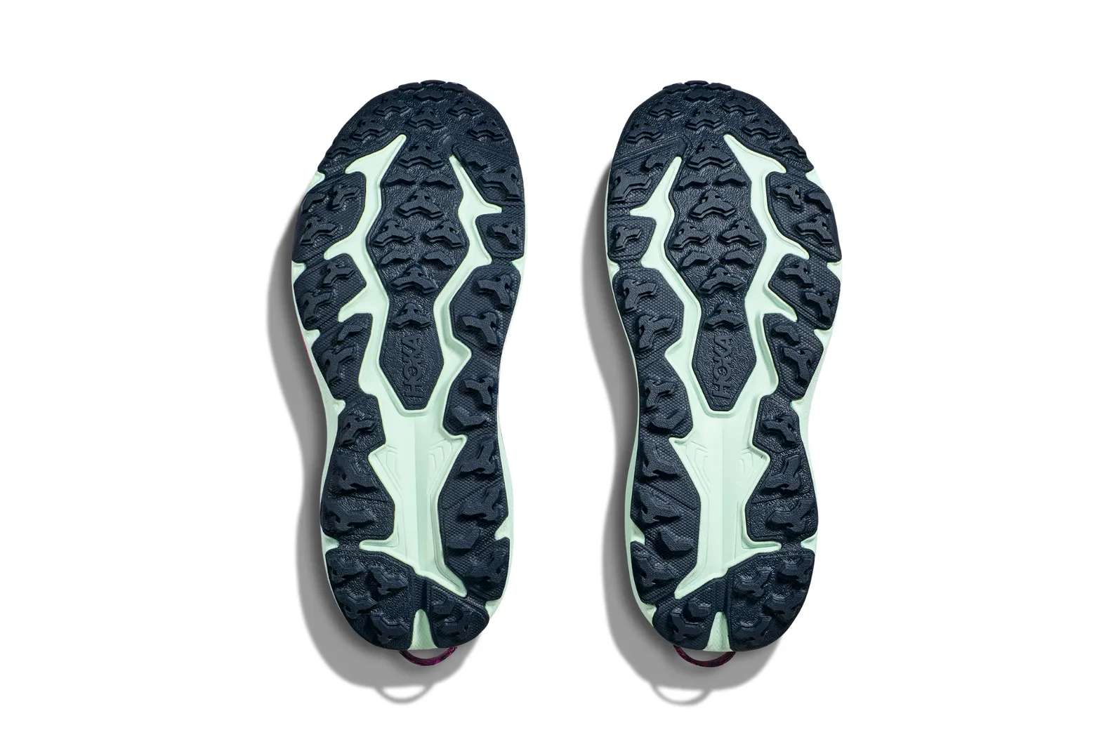 NEW HOKA men\'s speedgoat 6 trail running shoe in stormy skies/aqua breeze Men main image 3