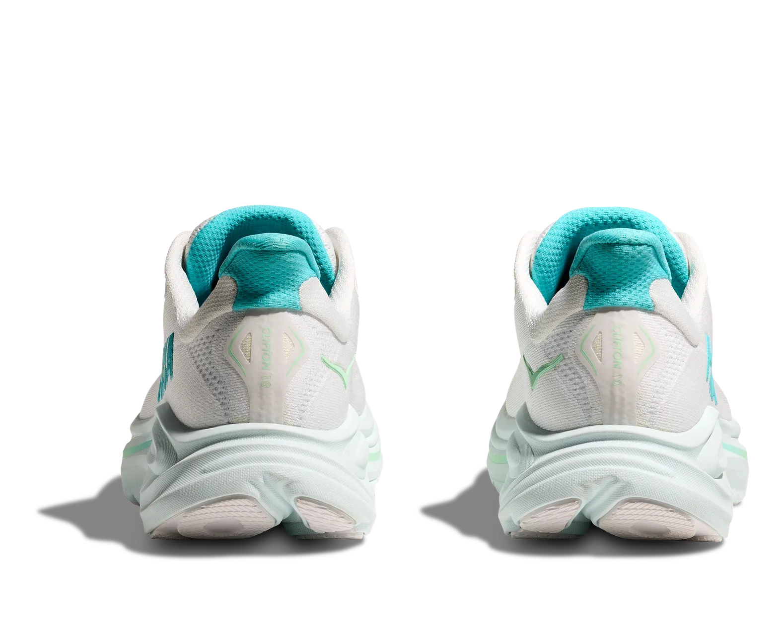 HOKA W CLIFTON 10 WIDE WTCL WHITE/CIELO BLUE