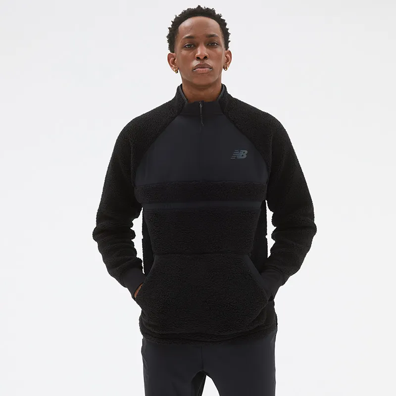 New Balance M Q SPEED SHERPA ANORAK BK