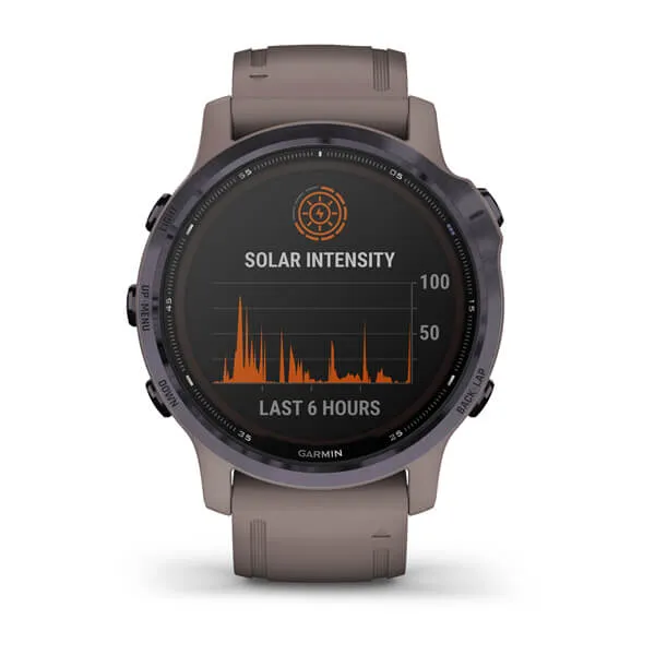 Garmin fenix 6S Pro Solar, Women of Adventure Amethyst + Shale Band
