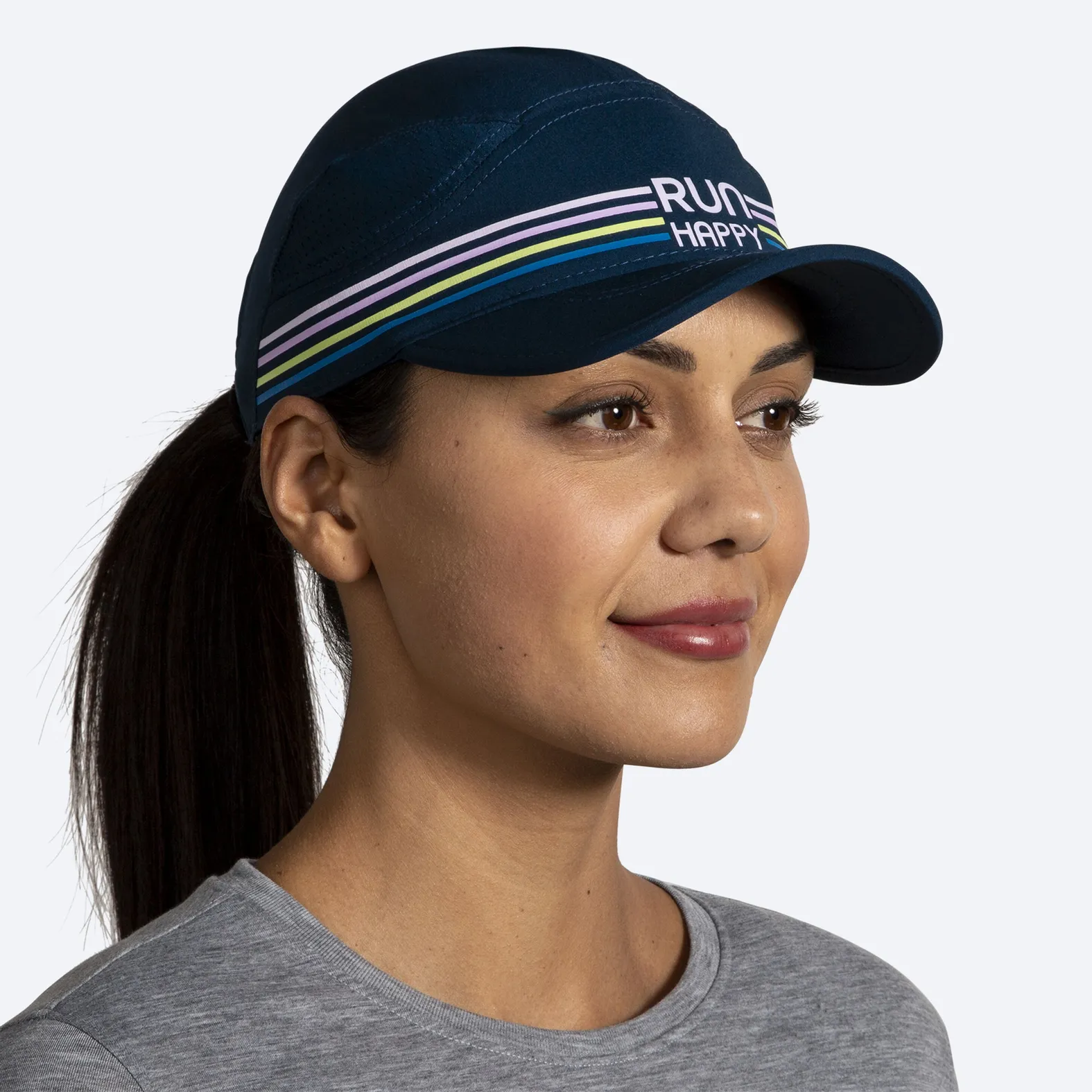 Brooks CHASER HAT OCEAN DRIVE/RUN HAPPY display picture 2