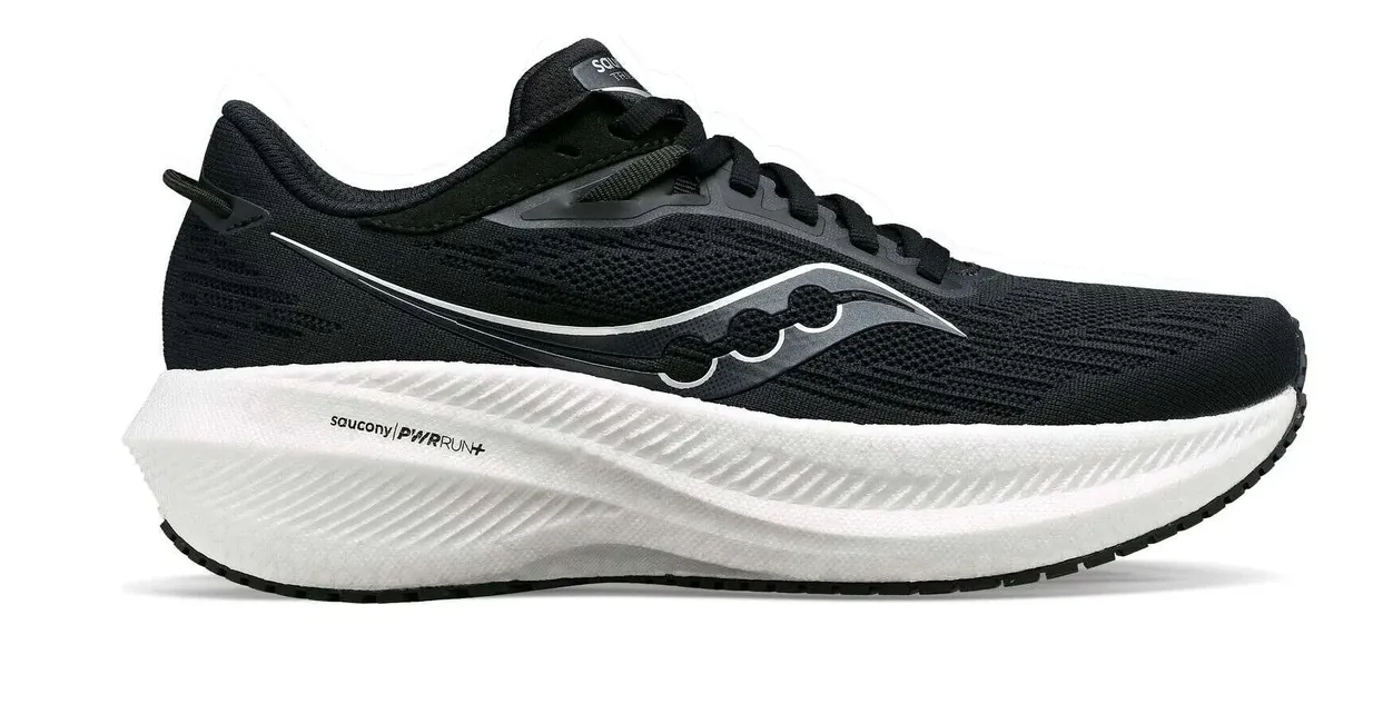 Saucony M TRIUMPH 21 WIDE 10 BLACK/WHITE