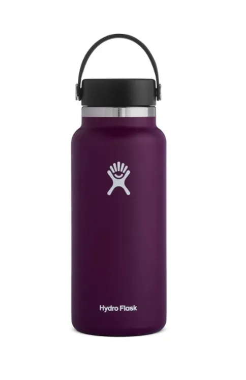 Hydro Flask HF 32OZ WIDE MOUTH FLEX CAP EGGPLANT