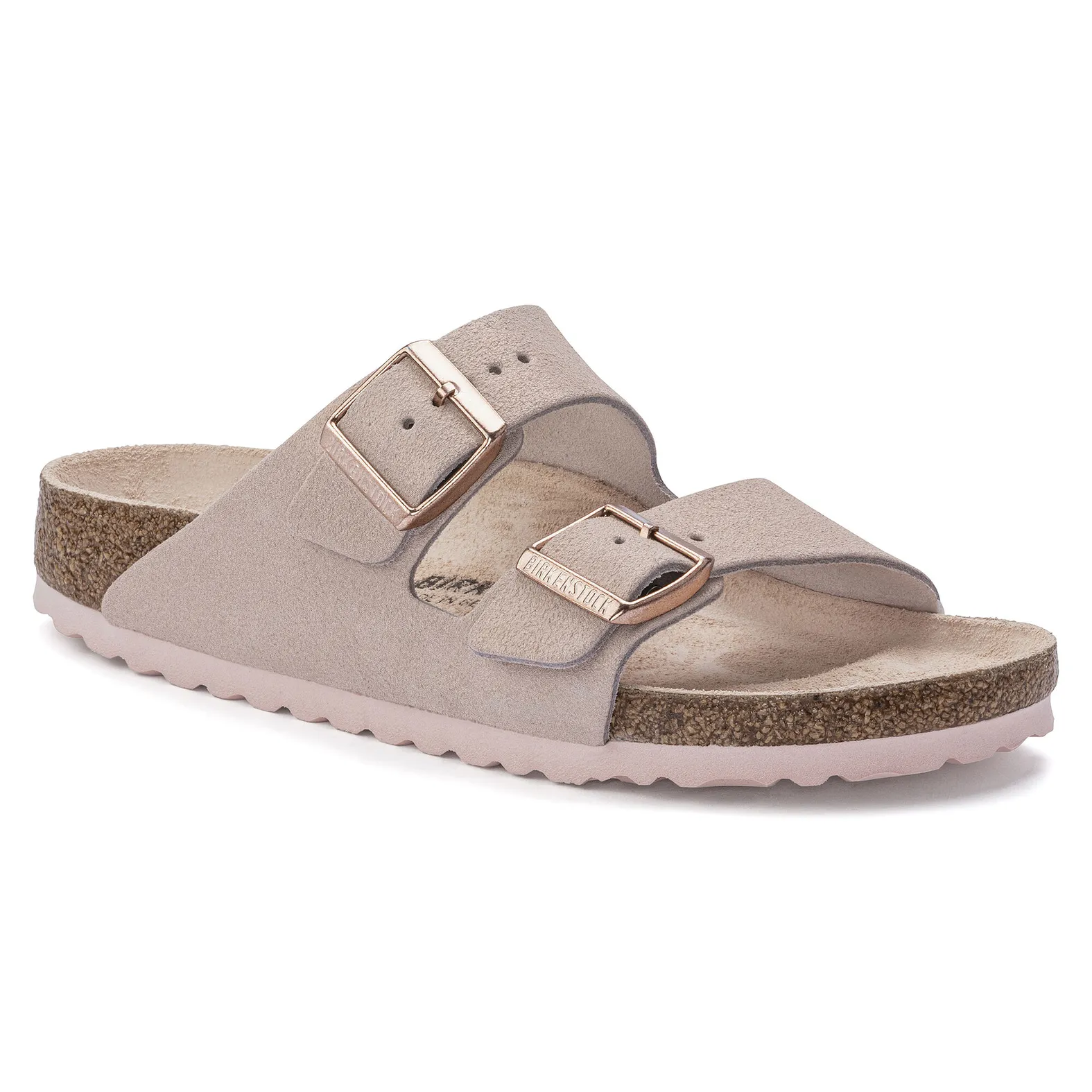 Arizona soft footbed suede leather rose online