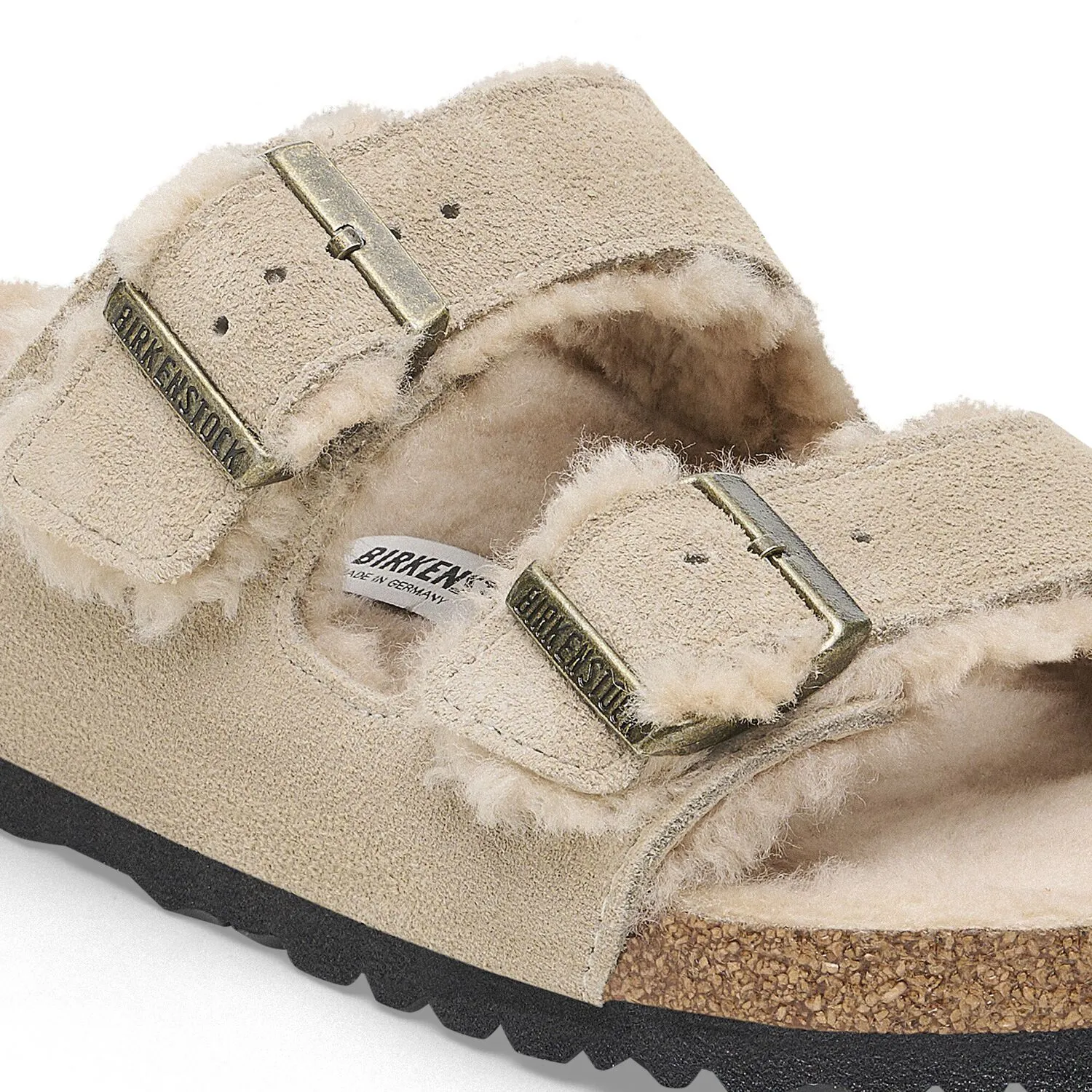 【BIRKENSTOCK】Arizona Shearling ボア☆Taupe Arizona Shearling Suede Leather in Color Taupe | BIRKENSTOCK US