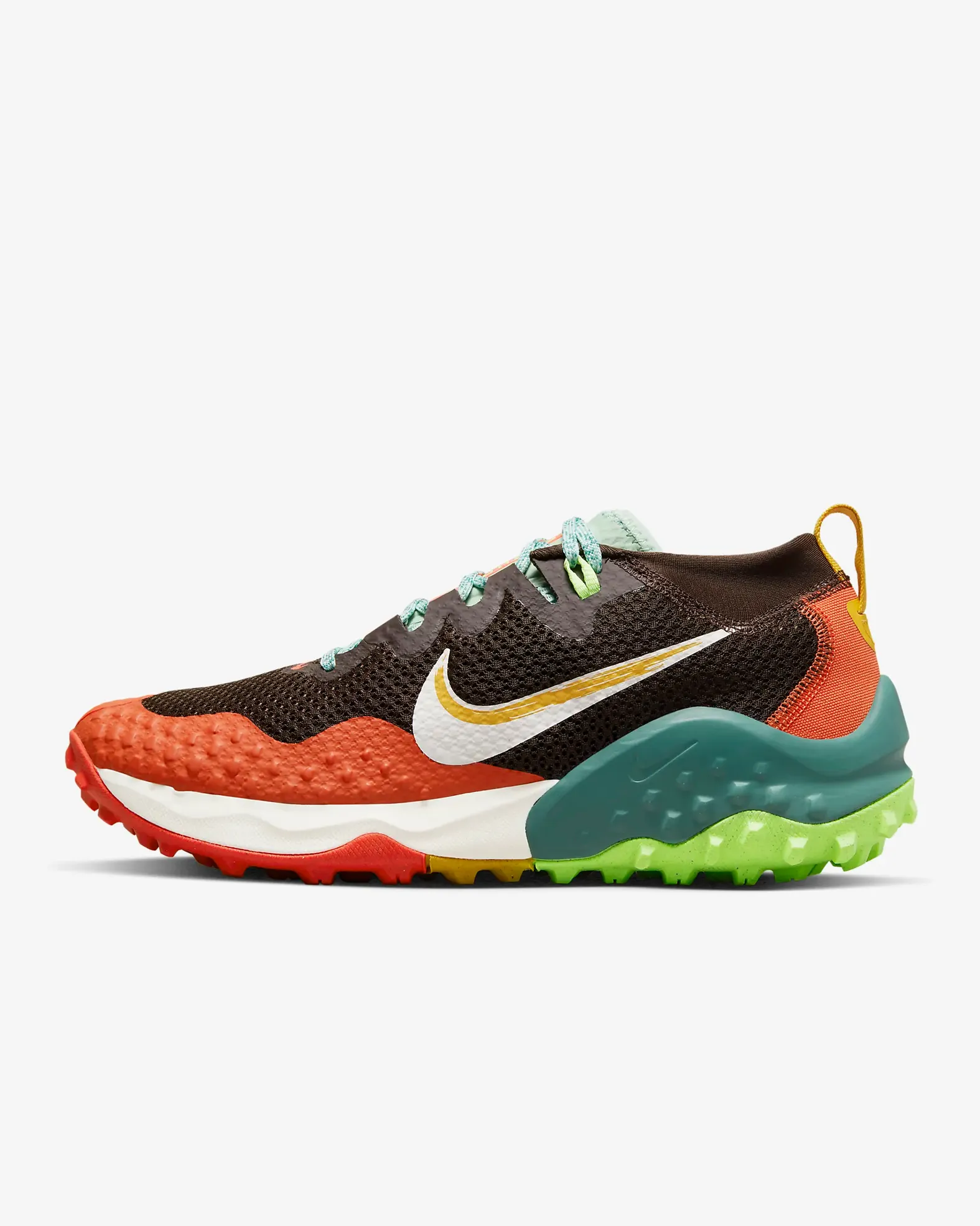 nike running wildhorse 7 trail trainers in yellow