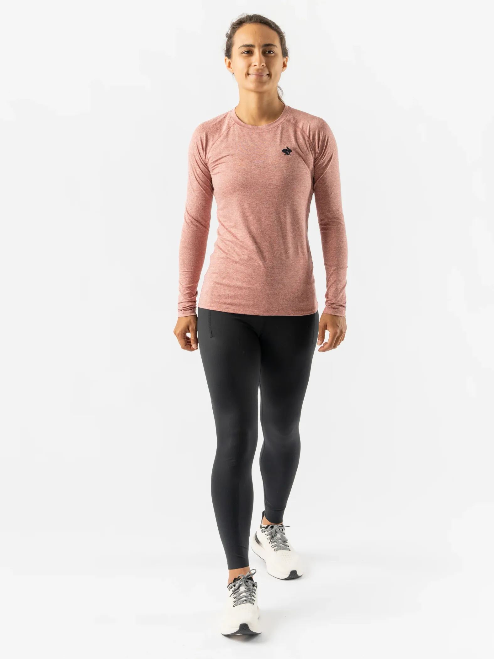 rabbit W EZ TEE L/S WITHERED ROSE