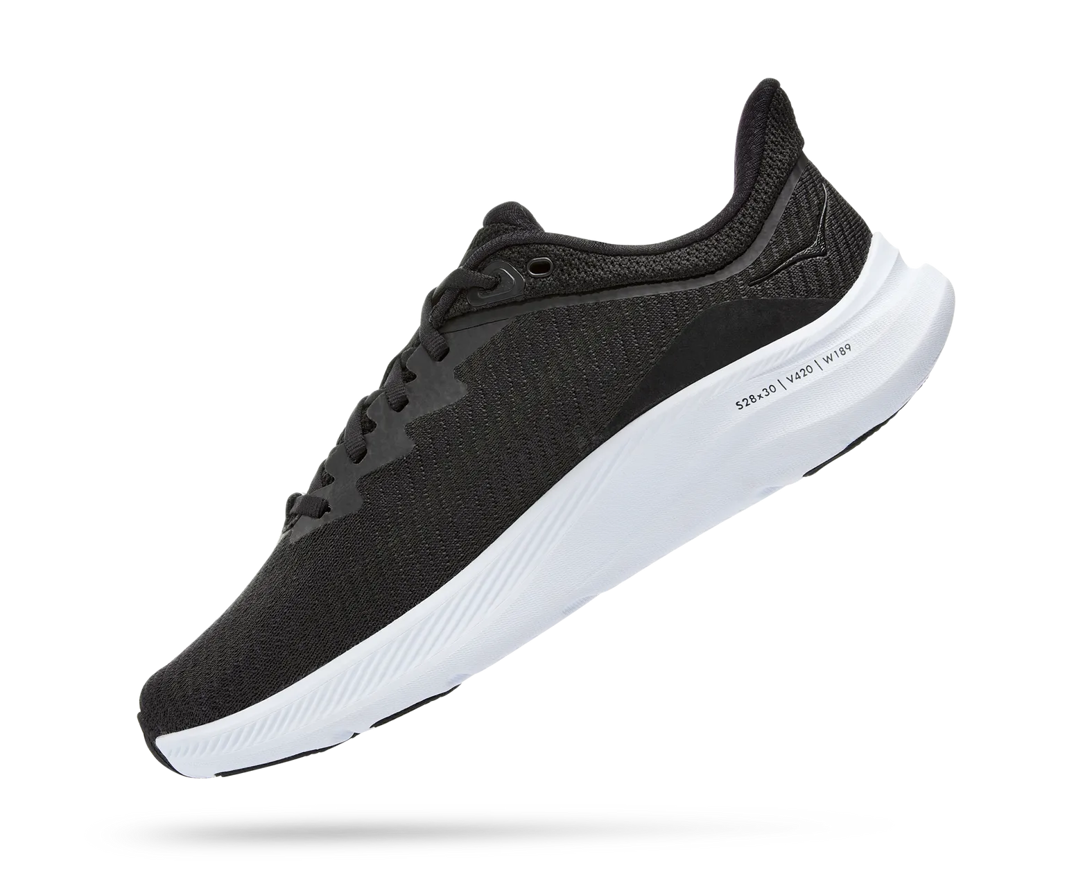 Hoka Solimar Mens Running Shoes Black White Sneakers 1123075 BWHT Size 10B Hoka One One HOKA Solimar Black White for sale | eBay main image 3