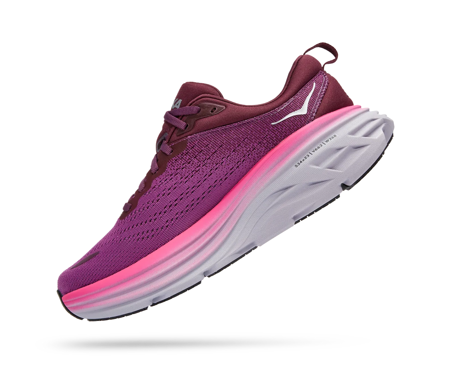 HOKA W BONDI 8 BEAUTYBERRY / GRAPE WINE