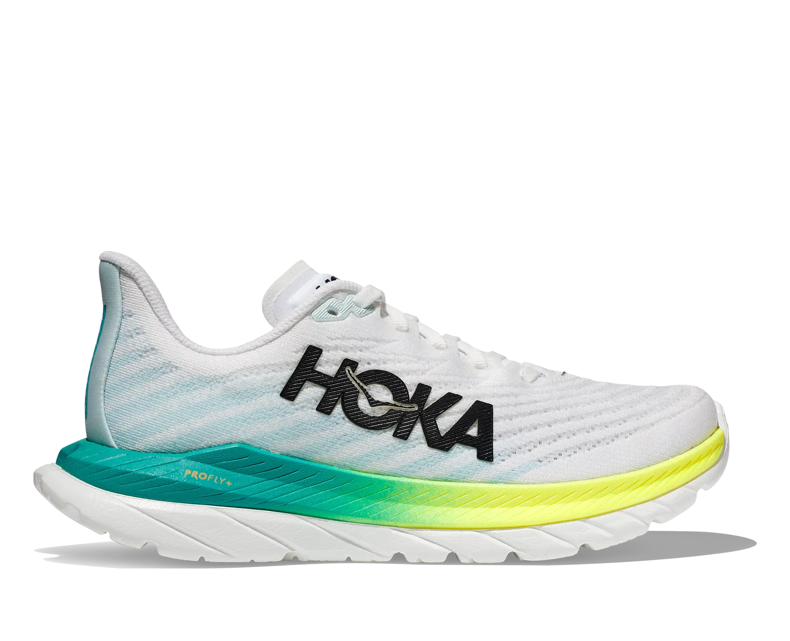 HOKA W MACH 5 WIDE WBGL WHITE/BLUE GLASS
