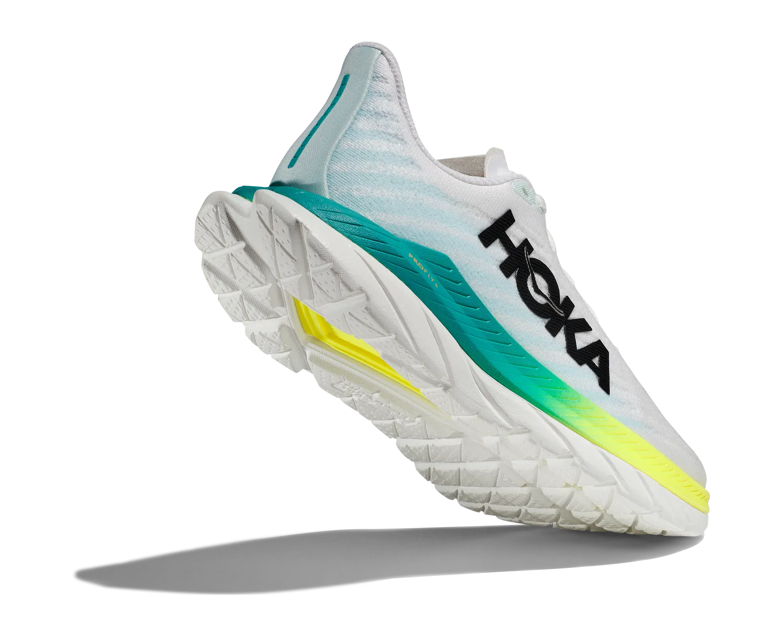 HOKA W MACH 5 WIDE WBGL WHITE/BLUE GLASS
