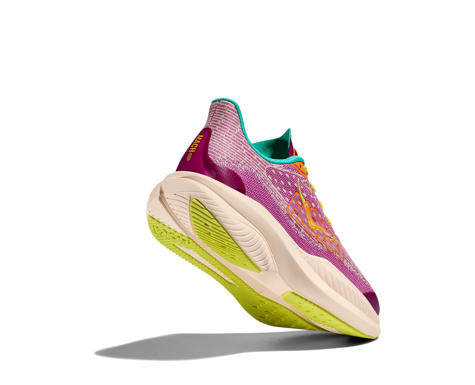 HOKA Mach 6 Youth FUCHSIA / ELECTRIC AQUA